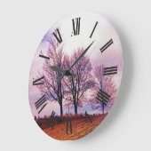 Winterbomen en Boerderijen hekken — Pasture Art Grote Klok (Hoek)