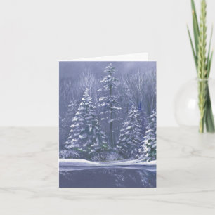 "Winterbomen" fine art kaart
