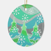 Winterbomen Groene ornament (Links)