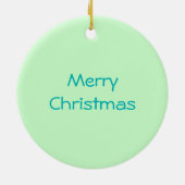 Winterbomen Groene Tekst ornament (Achterkant)