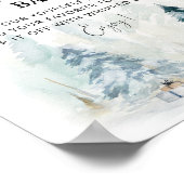 Winterbomen Hoe Caca Bar Poster (Hoek)