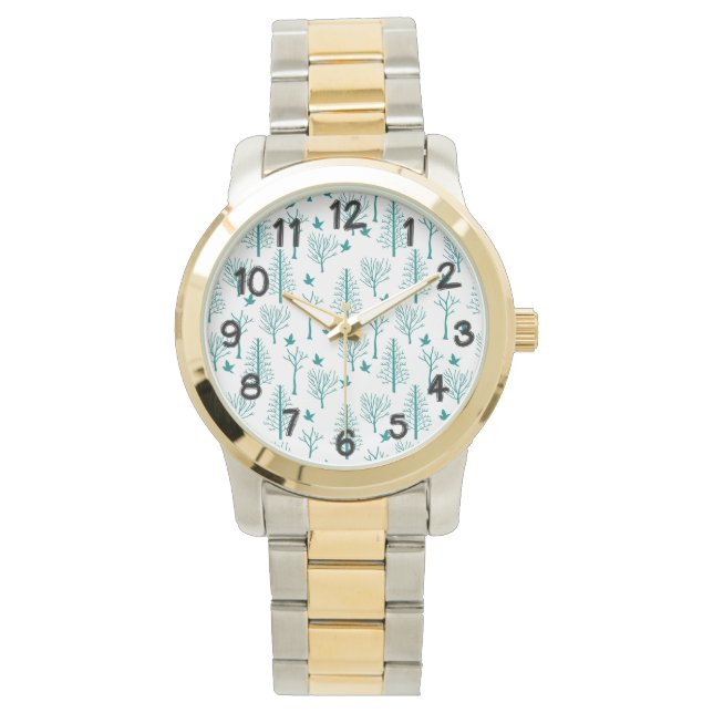 Winterbomen Horloge (Voorkant)