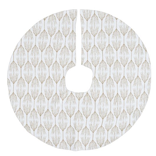 Winterbomen Imitatie Linnen Kerstboom Kleed (Voorkant)