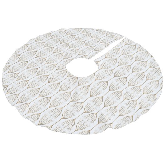 Winterbomen Imitatie Linnen Kerstboom Kleed (Gekanteld)