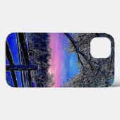 Winterbomen Impressionisme Sunrise Landschap Case-Mate iPhone Case (Achterkant (horizontaal))