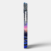 Winterbomen Impressionisme Sunrise Landschap Case-Mate iPhone Case (Achterkant / Links)
