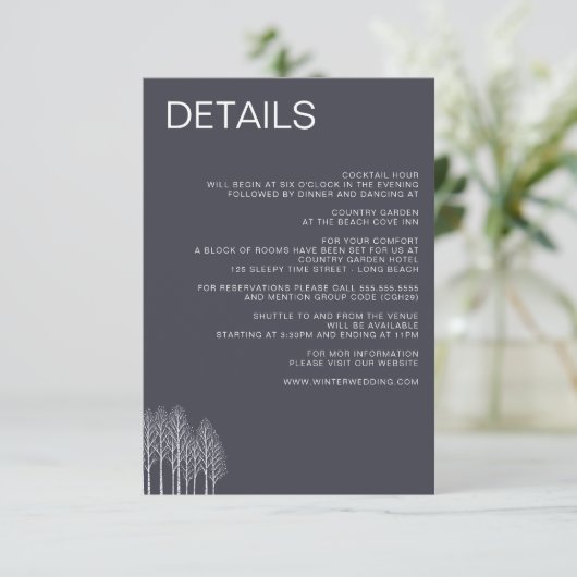 Winterbomen Informatiekaartje (Staand voorkant)