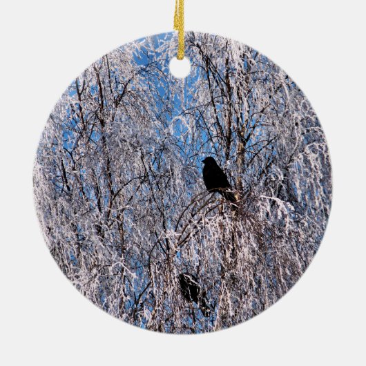 WINTERBOMEN KERAMISCH ORNAMENT (Achterkant)