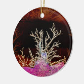 WINTERBOMEN KERAMISCH ORNAMENT (Links)
