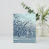 Winterbomen Landschap Briefkaart (Staand voorkant)