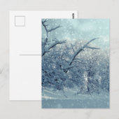 Winterbomen Landschap Briefkaart (Voorkant / Achterkant)