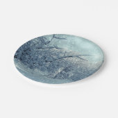 Winterbomen Landschap Papieren Bordje (Gekanteld)