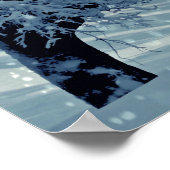 Winterbomen Landschap Poster (Hoek)