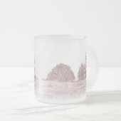 WINTERBOMEN MATGLAS KOFFIEMOK (Voorkant rechts)