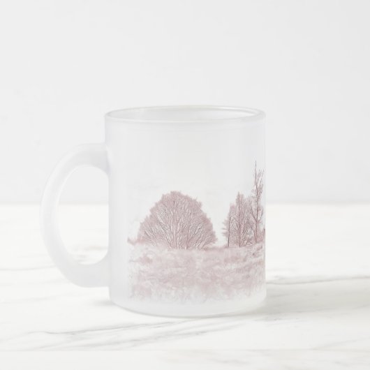 WINTERBOMEN MATGLAS KOFFIEMOK (Links)