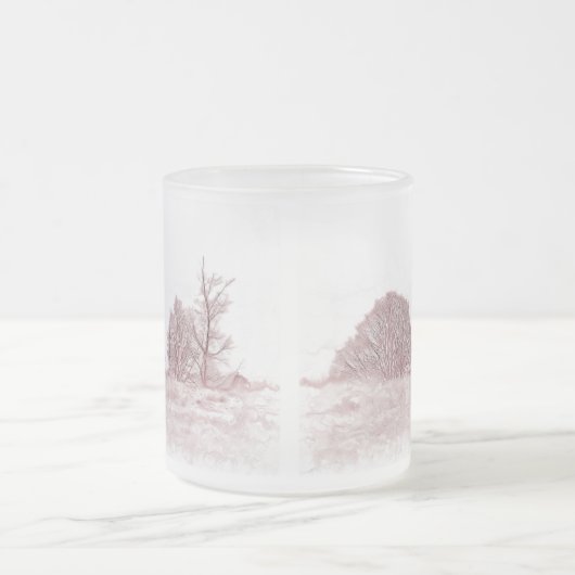 WINTERBOMEN MATGLAS KOFFIEMOK (Center)