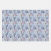 Winterbomen Modern Botanische Waterverf Patroon Inpakpapier Vel (Voorkant 3)
