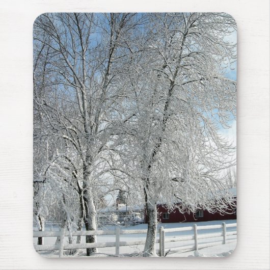 Winterbomen Muismat (Voorkant)
