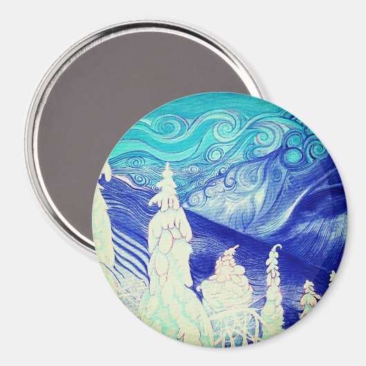 Winterbomen op zoek naar de Notch Magneet (Voorkant / Achterkant)