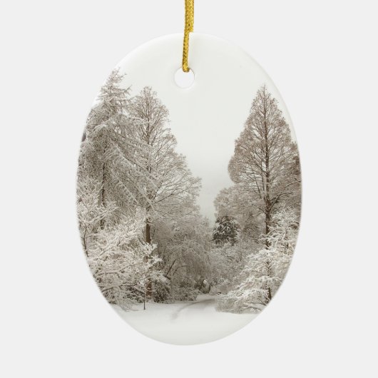 Winterbomen Ornament Persoonlijk Winterdecoratie (Voorkant)