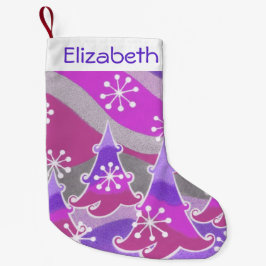 Winterbomen Paarse benaming stocker Kleine Kerstsok