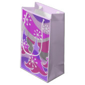 Winterbomen Paarse cadeautas klein (Achterkant Gekanteld)