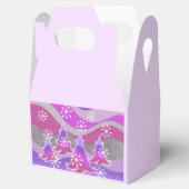 Winterbomen Paarse gunstbox Bedankdoosjes (Geopend)