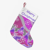 Winterbomen Paarse kerstmis Kleine Kerstsok (Voorkant (Hangend))