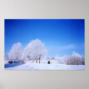 Winterbomen Poster