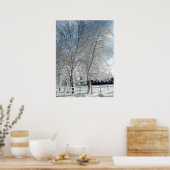 Winterbomen Poster (Keuken)