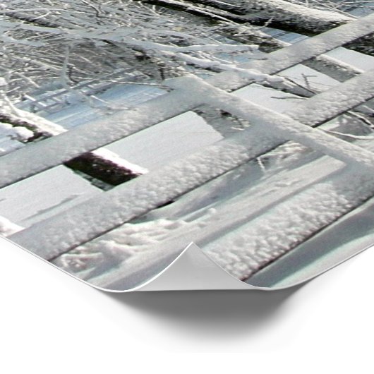 Winterbomen Poster (Hoek)