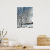 Winterbomen Poster (Keuken)