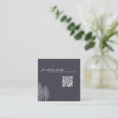 Winterbomen QR-code Informatiekaartje (Staand voorkant)