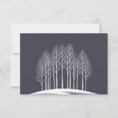 Winterbomen RSVP Kaartje (Achterkant)