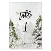 winterbomen Sneeuwscurninglijst Kaart (Voorkant)