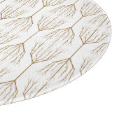 Winterbomen snijplaat glas (5 maten) snijplank (Hoek)