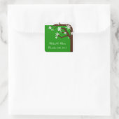 Winterbomen Snowflake Envelope-zegels / Stickers (Tas)