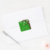 Winterbomen Snowflake Envelope-zegels / Stickers (Envelop)