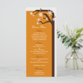 Winterbomen Snowflake Weddenschappen Menu (Staand voorkant)