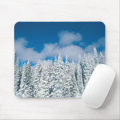 Winterbomen, Steamboot, Colorado, VS Muismat (Met muis)