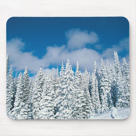 Winterbomen, Steamboot, Colorado, VS Muismat (Voorkant)