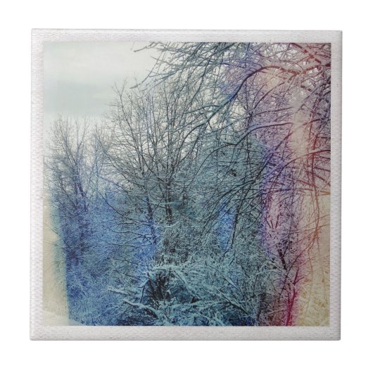 Winterbomen Tegeltje (Voorkant)