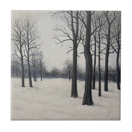 Winterbomen Tegeltje (Voorkant)