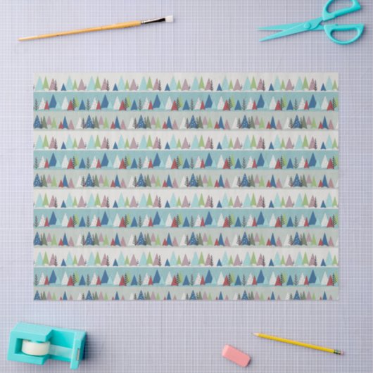 Winterbomen Tissuepapier (Craft)