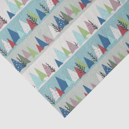 Winterbomen Tissuepapier (Detail)