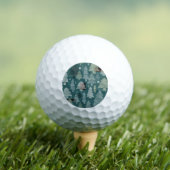 Winterbomen, vintage kerstpatroon. golfballen (Insitu Shirt)