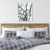 WINTERBOOM CANVAS AFDRUK (Insitu (Slaapkamer))