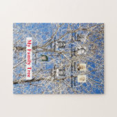 Winterboom - Drie-generatiefamiliefoto's Legpuzzel (Horizontaal)