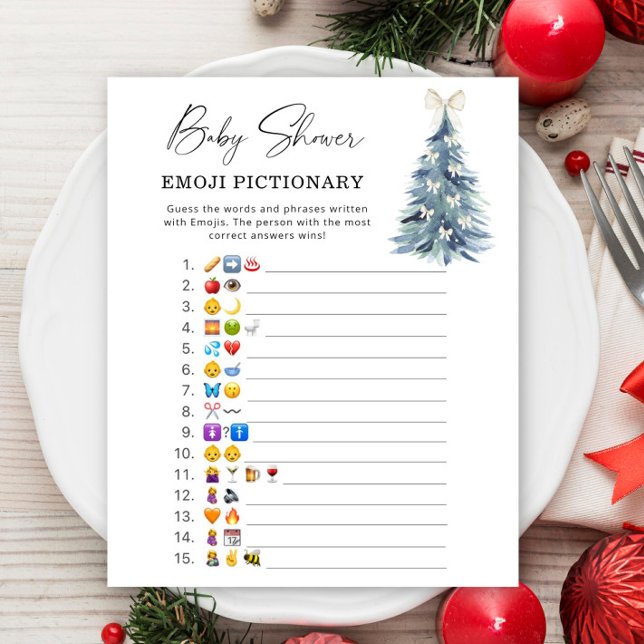 Winterboom \ Emoji pictionary game (Creator heeft geüpload)