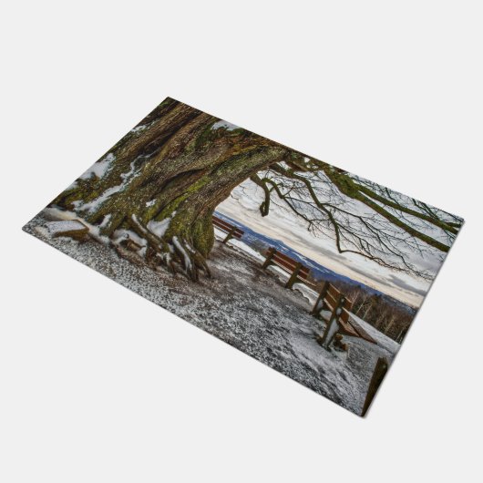 Winterboom en deurmat (Schuin)